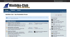 Desktop Screenshot of minibike-club.de